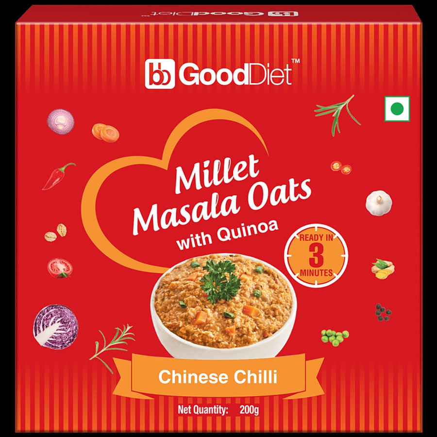 bb Gooddiet Millet Masala Oats - Chinese Chilly