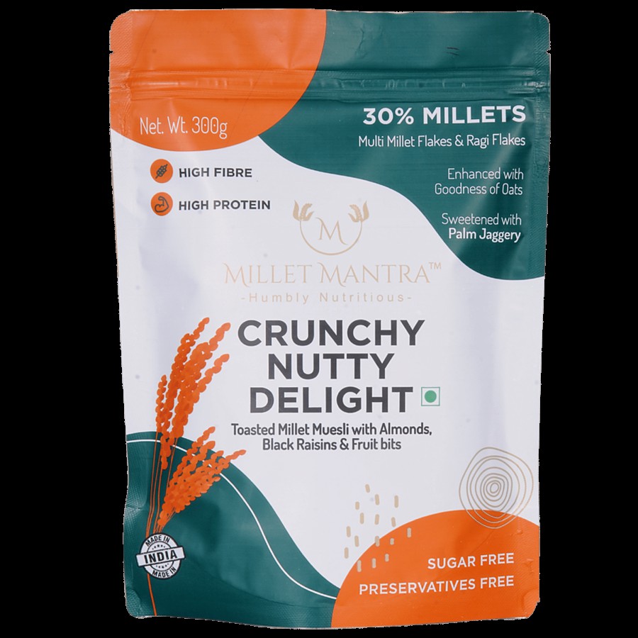 Millet Mantra Millet Muesli - Crunchy Nutty Delight