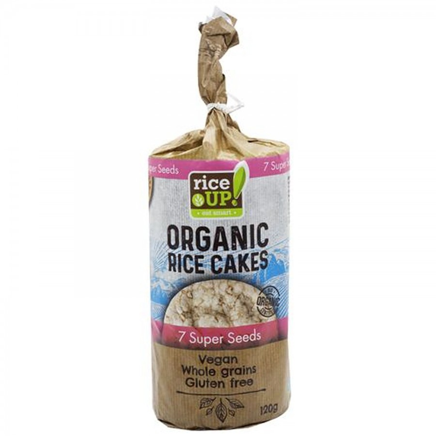 Riceup Bio Organic Rice Cakes - 7 Super Seeds