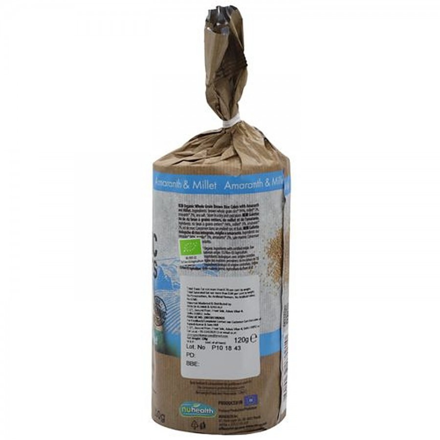 Riceup Bio Organic Rice Cakes - Amaranth & Millet