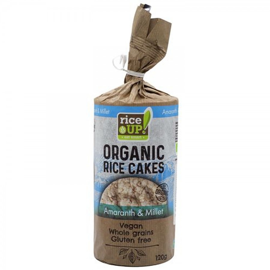 Riceup Bio Organic Rice Cakes - Amaranth & Millet