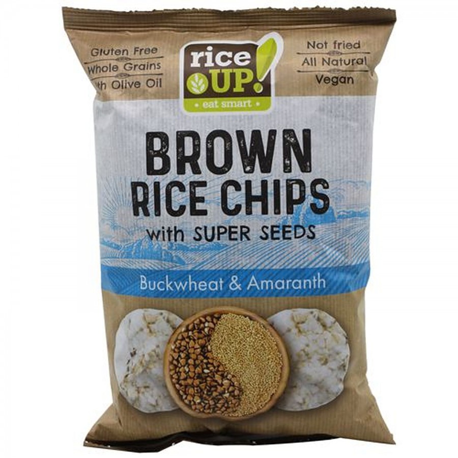 Riceup Brown Rice Chips - Super Seeds Buckwheat & Amaranth