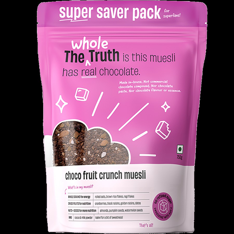 The Whole Truth Breakfast Muesli - Choco Fruit Crunch