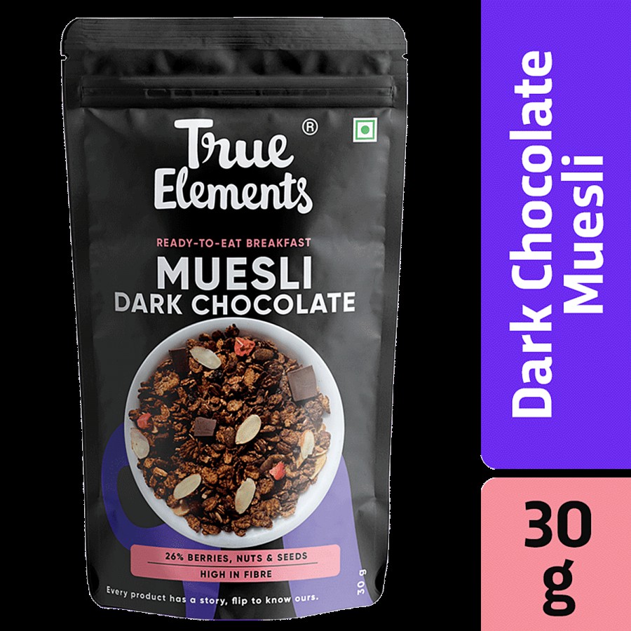 True Elements Dark Chocolate Muesli