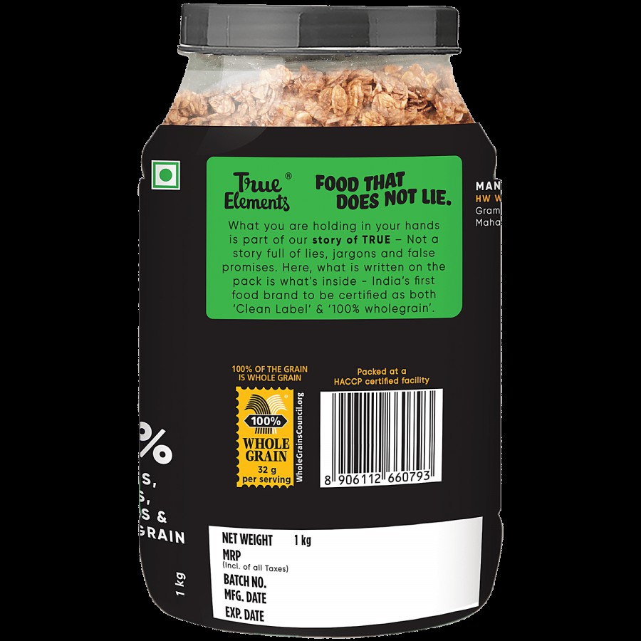 True Elements Fruit & Nut Muesli - Rich In Protein & Fiber