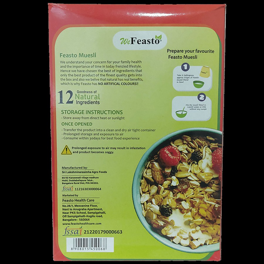 WeFeasto Muesli - Fruits