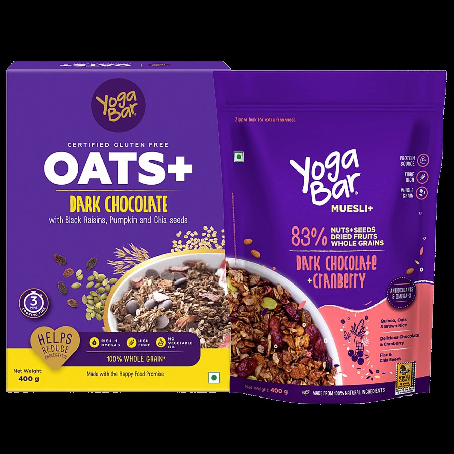 Yogabar Oats & Muesli - 100% Whole Grain