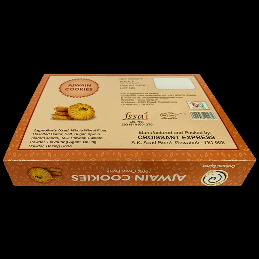 CROISSANT EXPRESS Ajwain Cookies - Rich In Taste