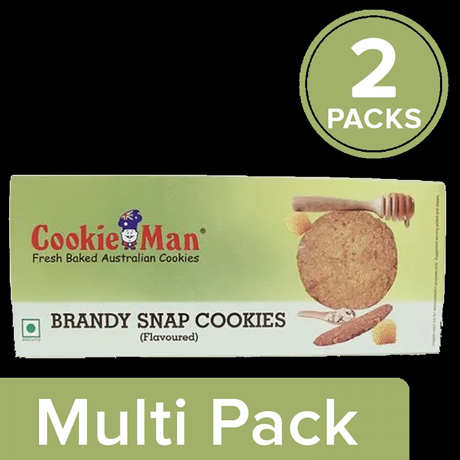 Cookie Man Brandy Snap Cookies - Flavoured