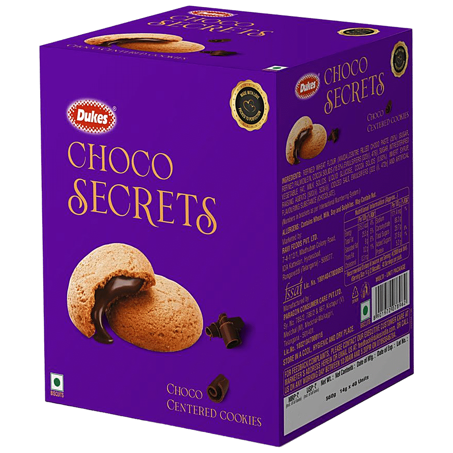 Dukes  Choco Secrets - Choco Centered Cookies