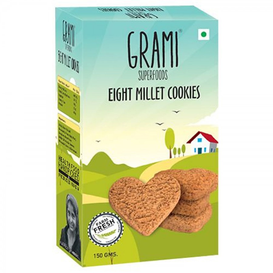 GRAMI SUPERFOODS Cookies - Eight Millet