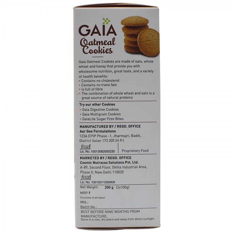 Gaia  Cookies - Oatmeal