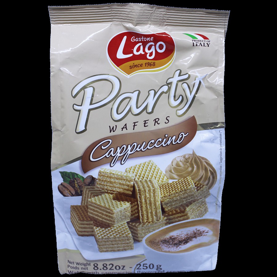 Gastone Lago Party Wafers - Cappuccino Flavoured Cream