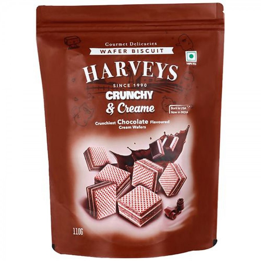 Harveys  Crunchy & Creame Wafer Biscuit - Chocolate