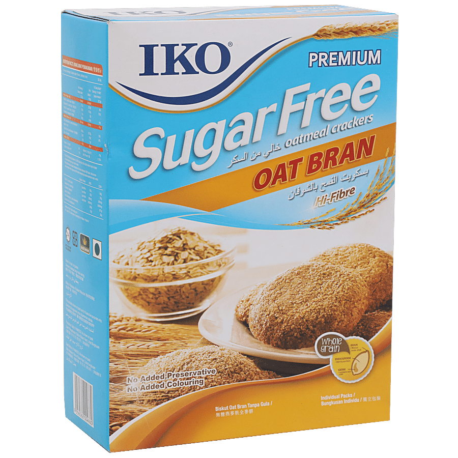 IKO Sugar Free Oatmeal Crackers - Oat Bran