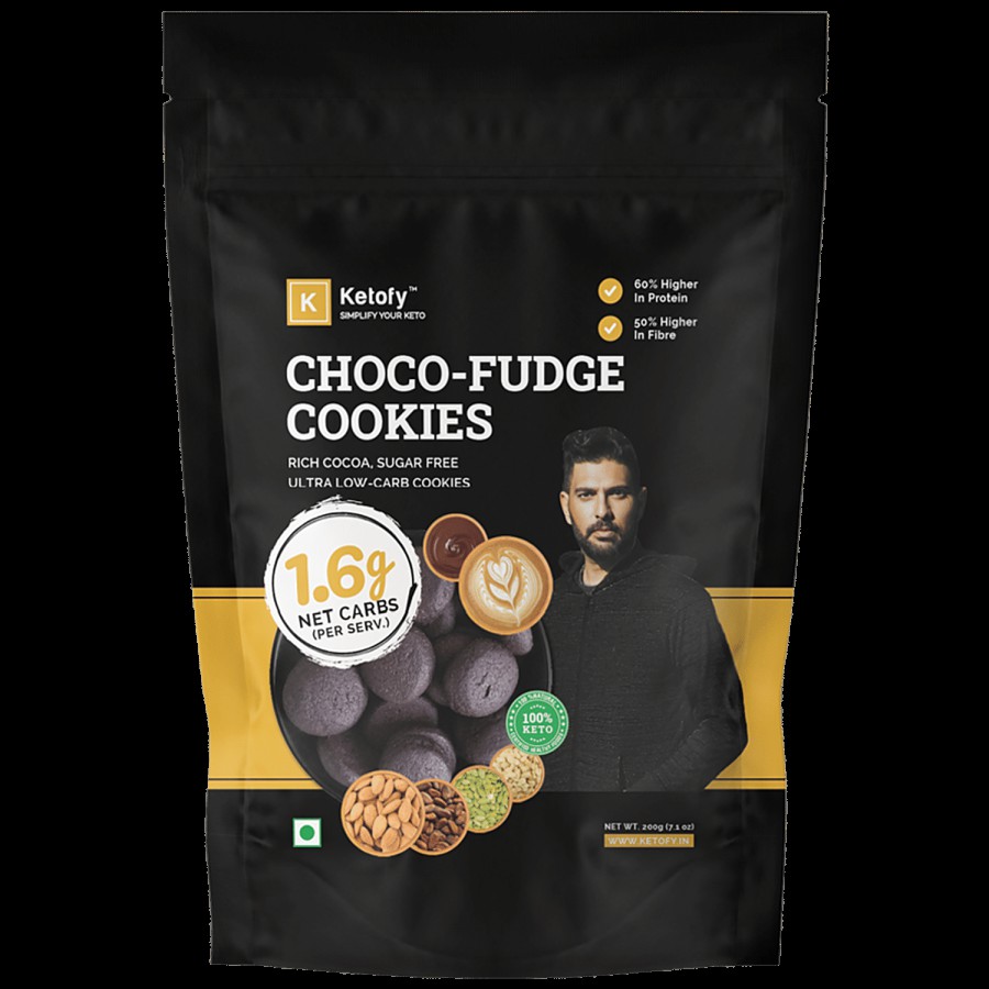 Ketofy  Choco Fudge Keto Cookies