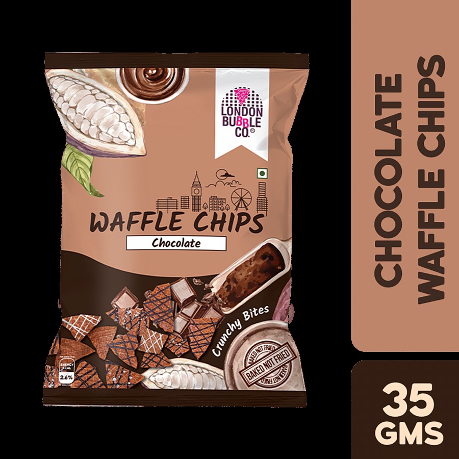 LONDON BUBBLE CO Waffle Chips - Chocolate