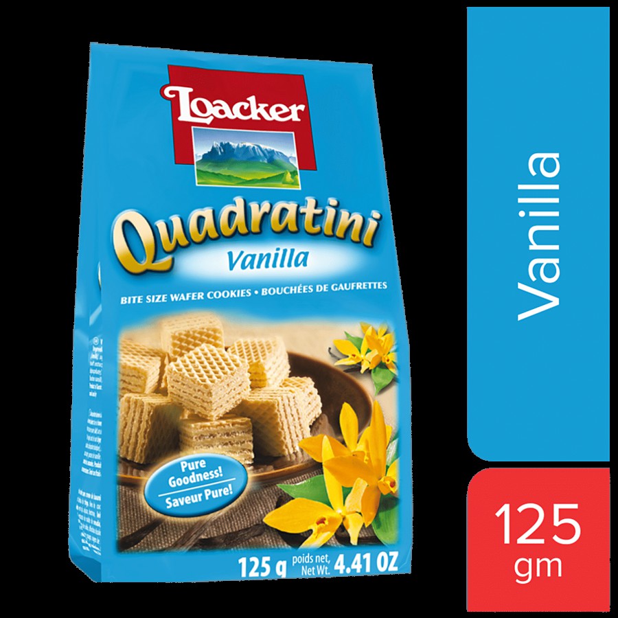 Loacker Quadratini Wafer Cookies - Vanilla