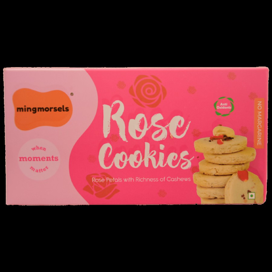 MINGMORSELS Rose Cookies