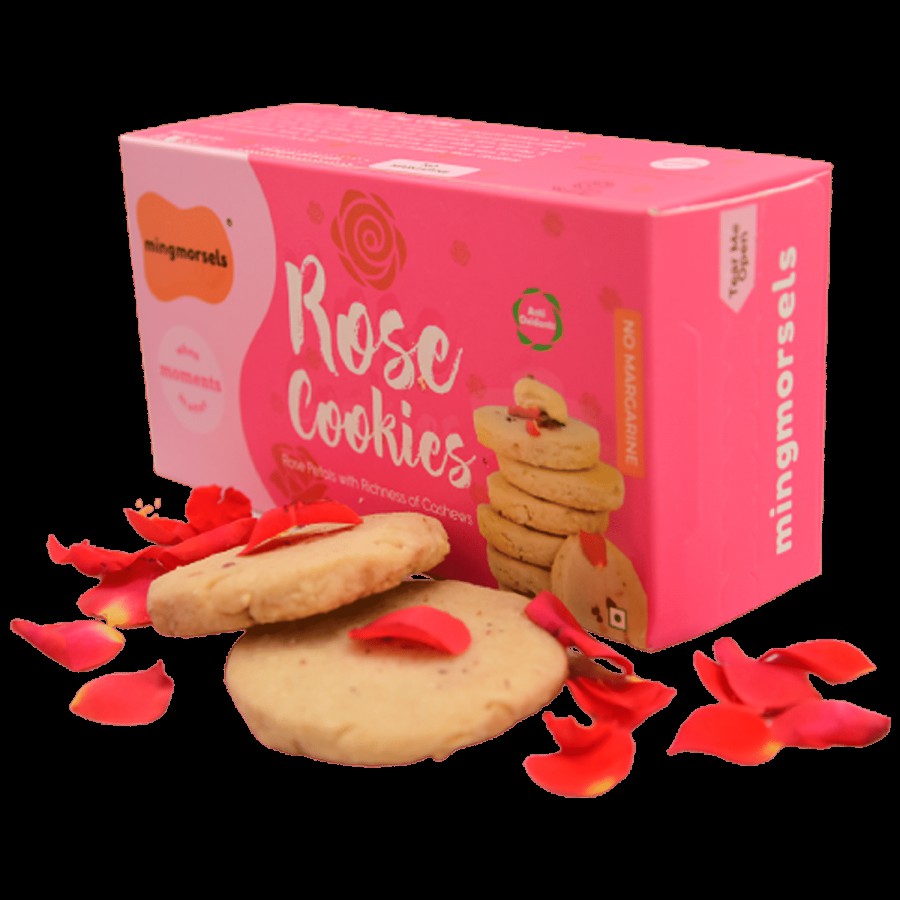 MINGMORSELS Rose Cookies