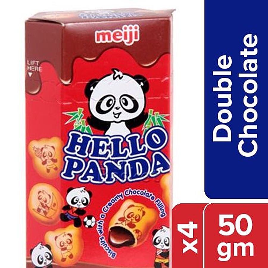 Meiji  Hello Panda Biscuits - Double Chocolate Filling