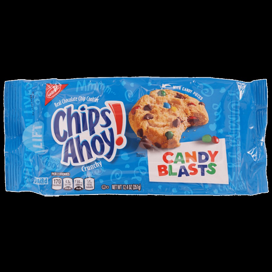 Nabisco Chips Ahoy Candy Blasts Cookies