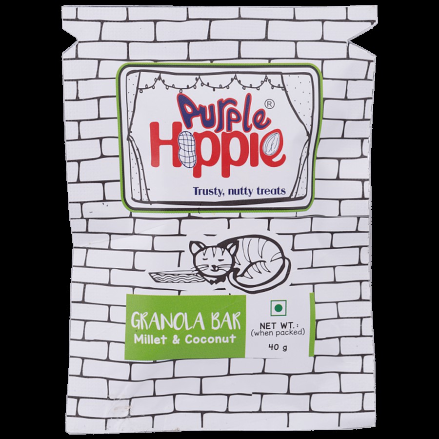 Purple Hippie Millet & Coconut Bar