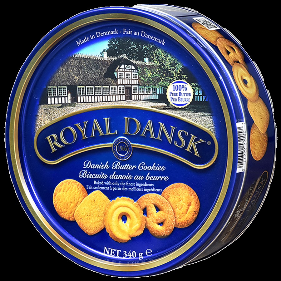 Royal Dansk Butter Cookies Danish Butter Cookies - 100% Pure