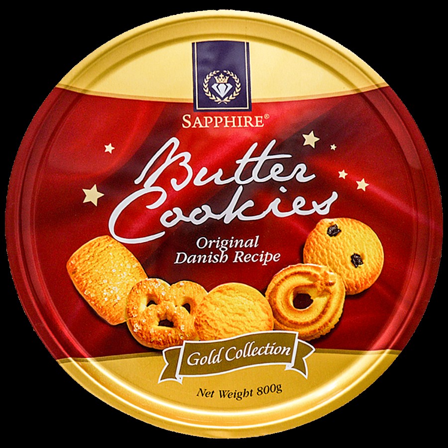 Sapphire  Butter Cookies Original Danish Recipe - Gold Collection