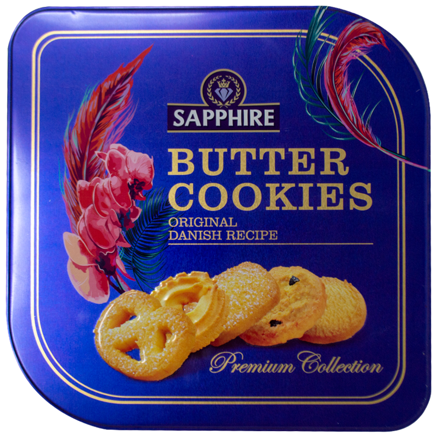 Sapphire  Butter Cookies Premium Collection - Original Danish Recipe