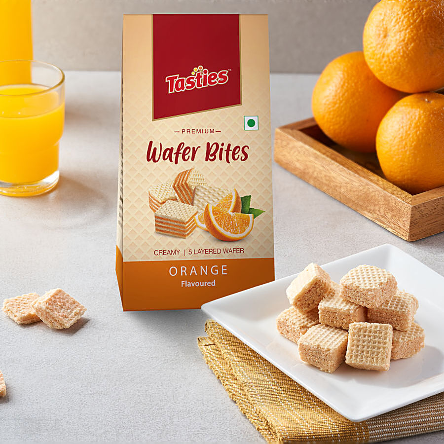 Tasties Wafer Bites - Orange