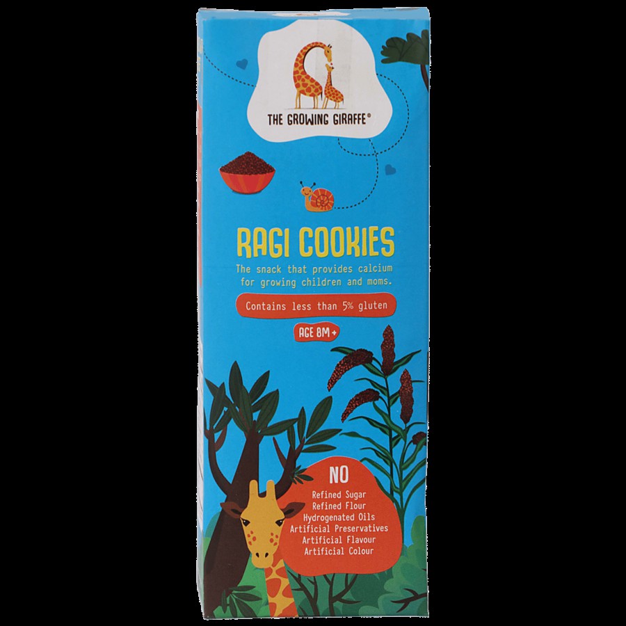 The Growing Giraffe Ragi Cookies - Healthy Snack