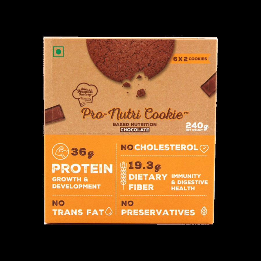 The Health Factory Pro Nutri Cookie - Chocolate