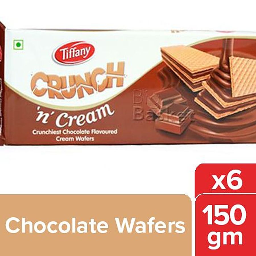 Tiffany Crunch 'n' Cream Crunchiest Cream Wafers - Strawberry Flavored