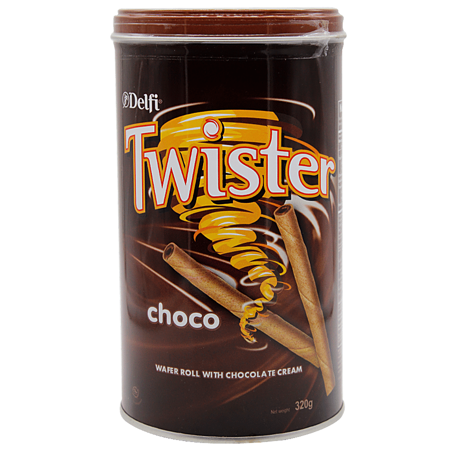 Twister Chocolate Wafer Roll - Chocolate Cream