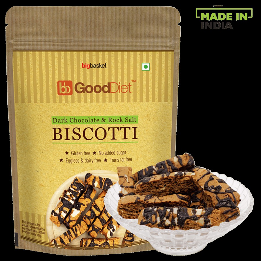 bb Gooddiet Biscotti - Dark Chocolate & Rock Salt