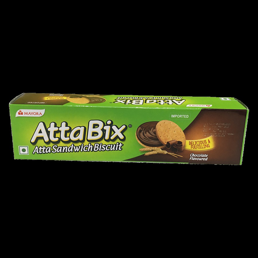 AttaBix Atta Sandwich Biscuit - Chocolate Flavoured