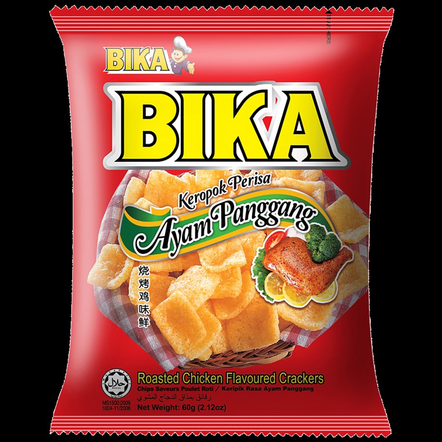 BIKA Crackers - Roasted Chicken Flavoured