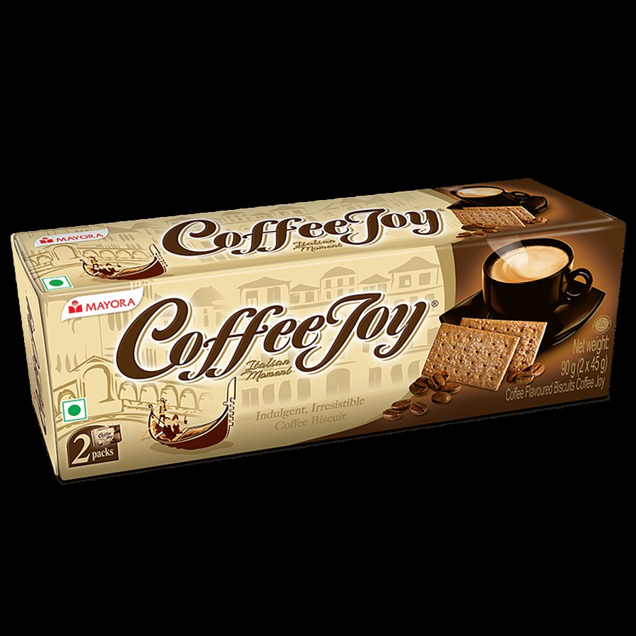 COFFEE JOY Super Tasty Coffee Thins Biscuits