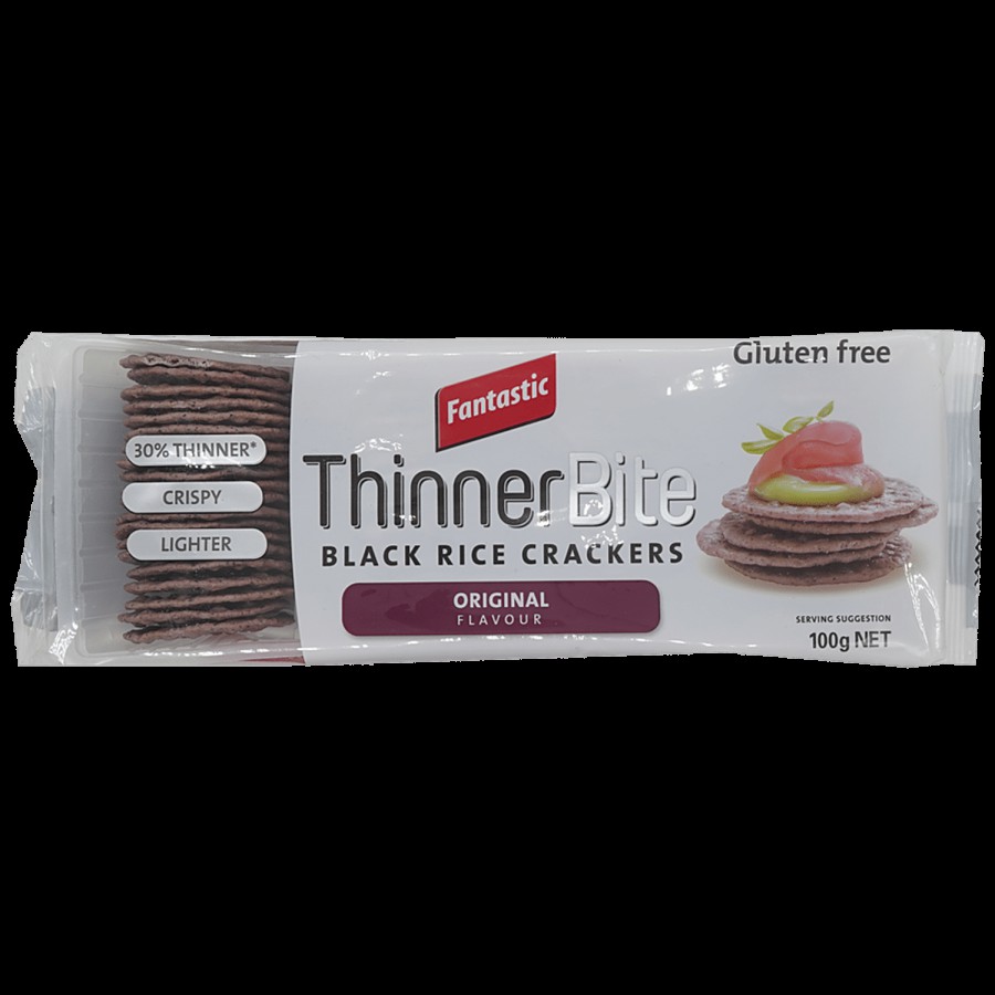 Fantastic Thinner Bite Original - Black Rice Crackers