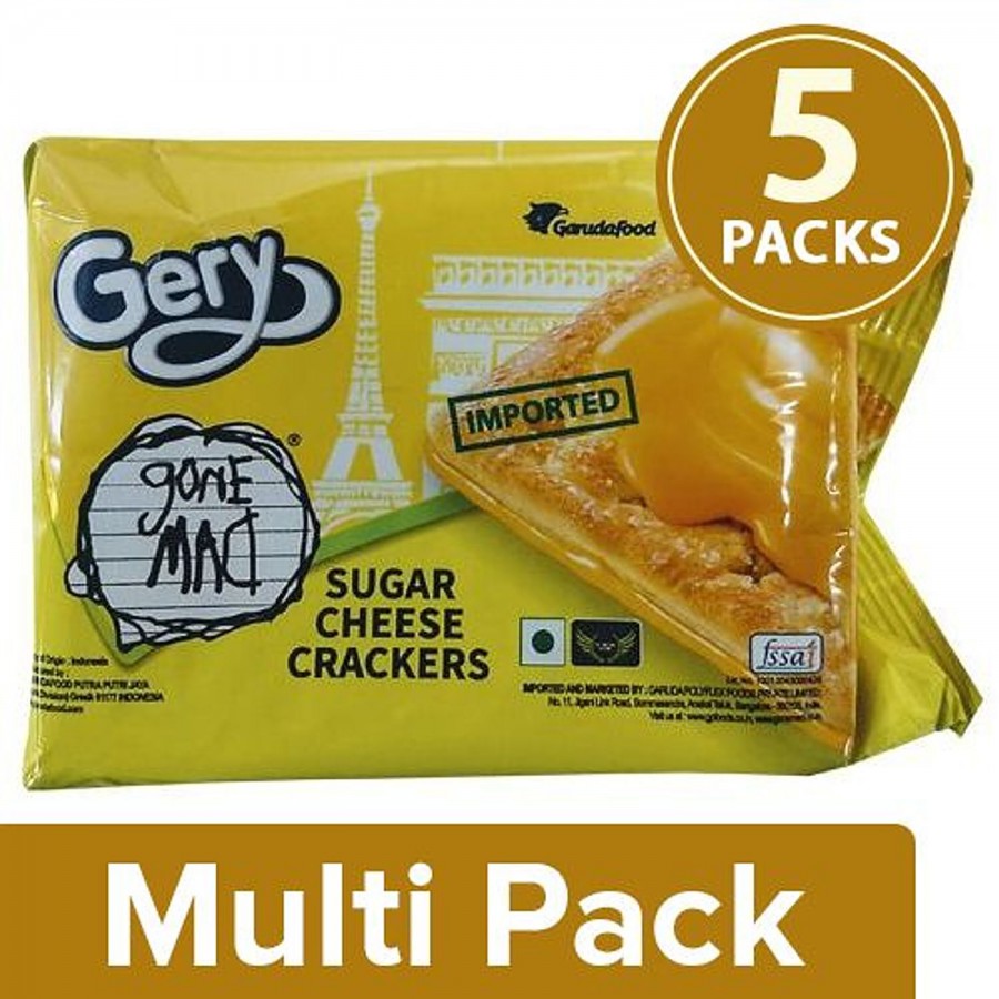 Gery Gone Mad Crackers - Cheese & Sugar