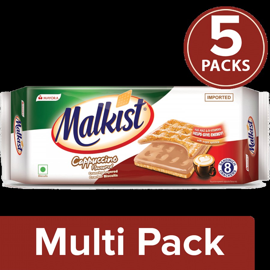 Malkist Cracker Biscuits - Cappuccino