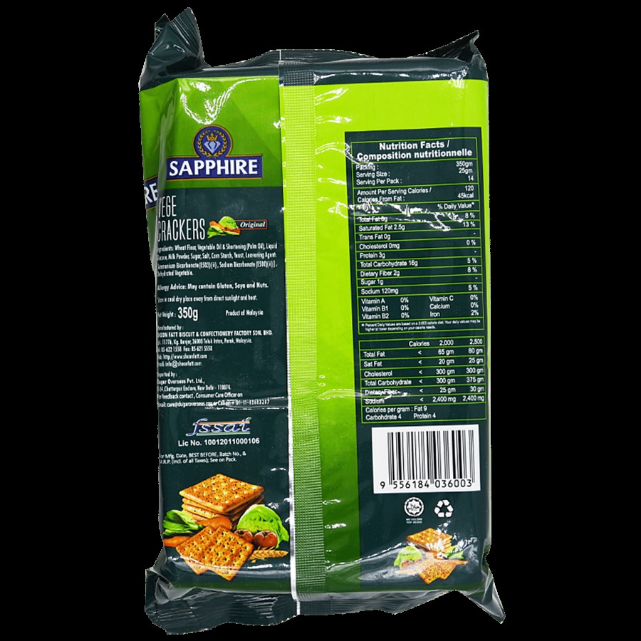 Sapphire  Original Vege Crackers