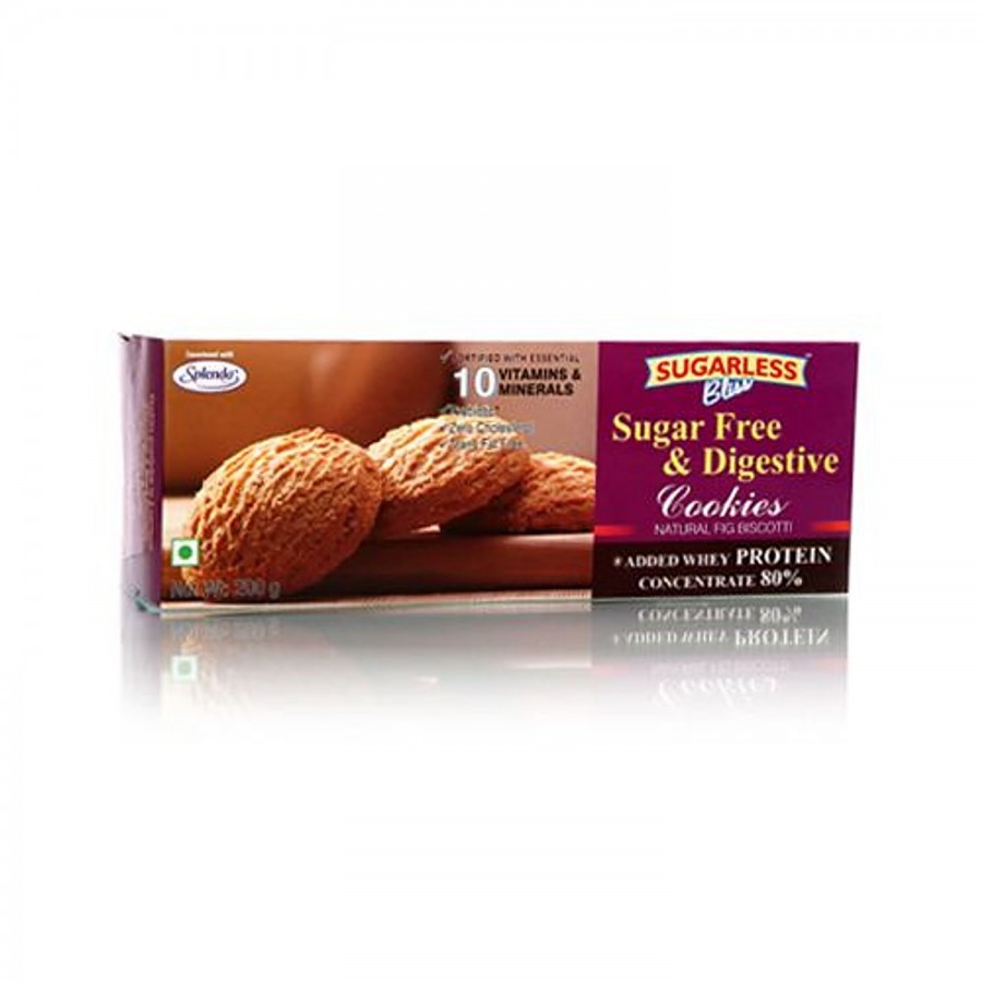 Sugarless Bliss Sugar Free & Digestive Cookies - Natural Fig