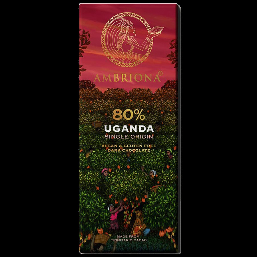 Ambriona 80% Dark Chocolate - Uganda Single Origin