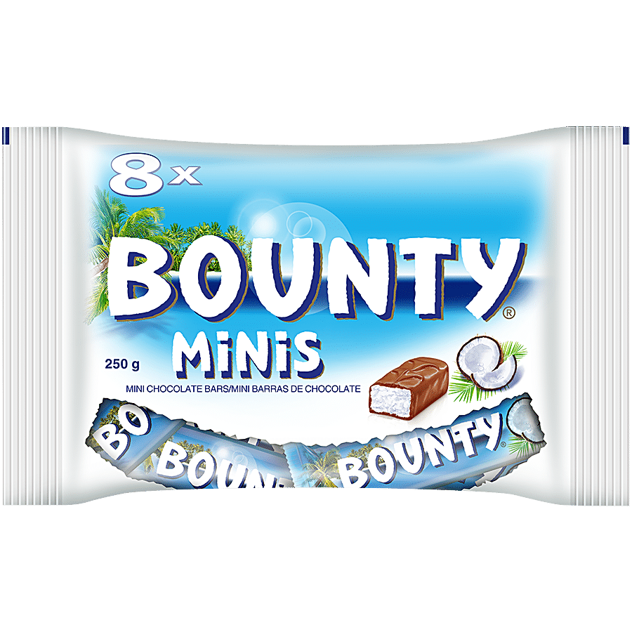 Bounty Minis Coconut Chocolate Pack - Rich