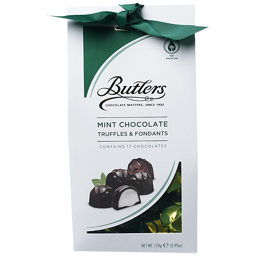 Butlers Mint Chocolate Truffles & Fondants - Crunchy