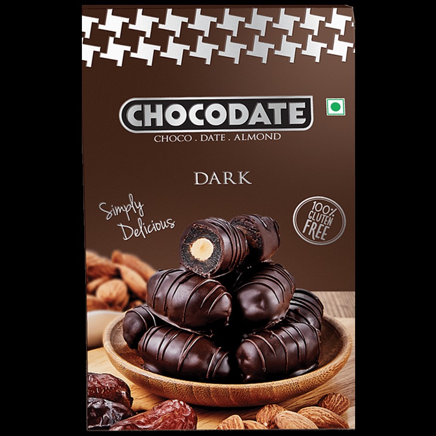 Chocodate Dark Chocolate - with Almond