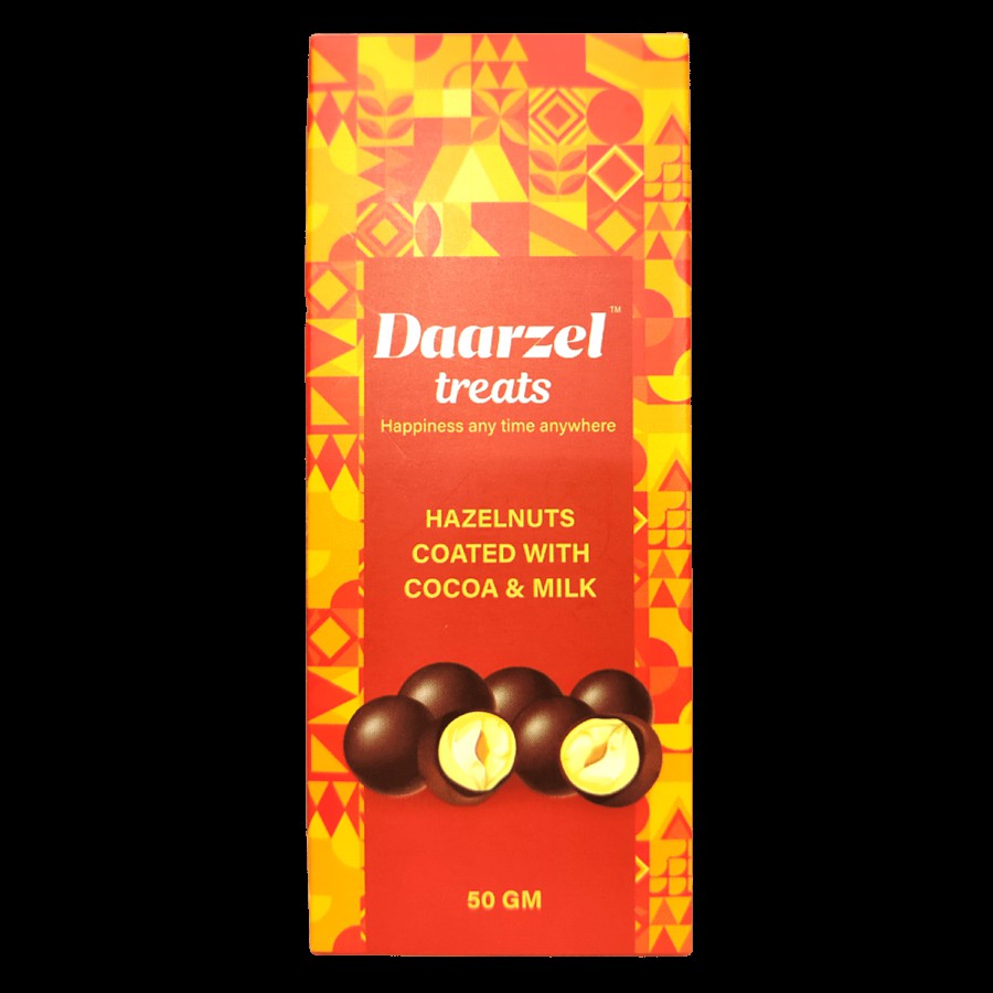 Daarzel Treat Chocolate Nuts - Hazelnuts Coated With Cacao & Milk