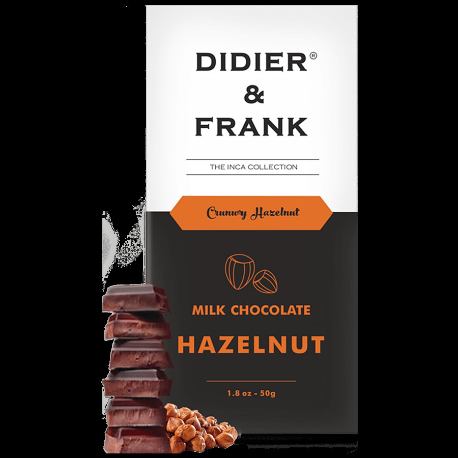 Didier & Frank  Crunchy Peanuts Milk Chocolate - Rich Taste & Flavour